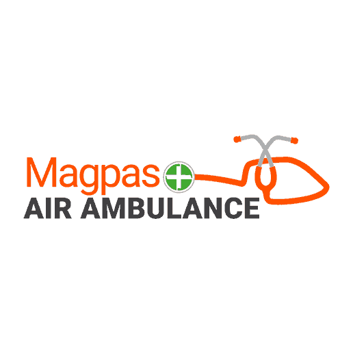 Maggas air ambulance logo.
